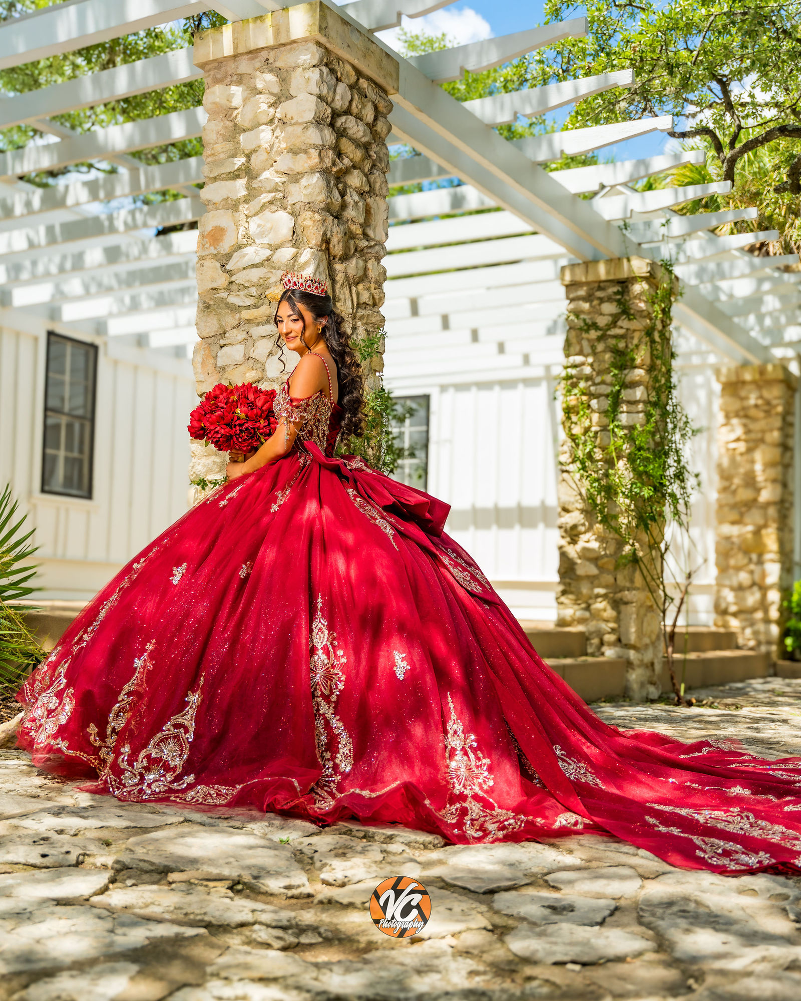 Elegant Austin quinceañera portrait of Abree Telles displaying personal style and confidence