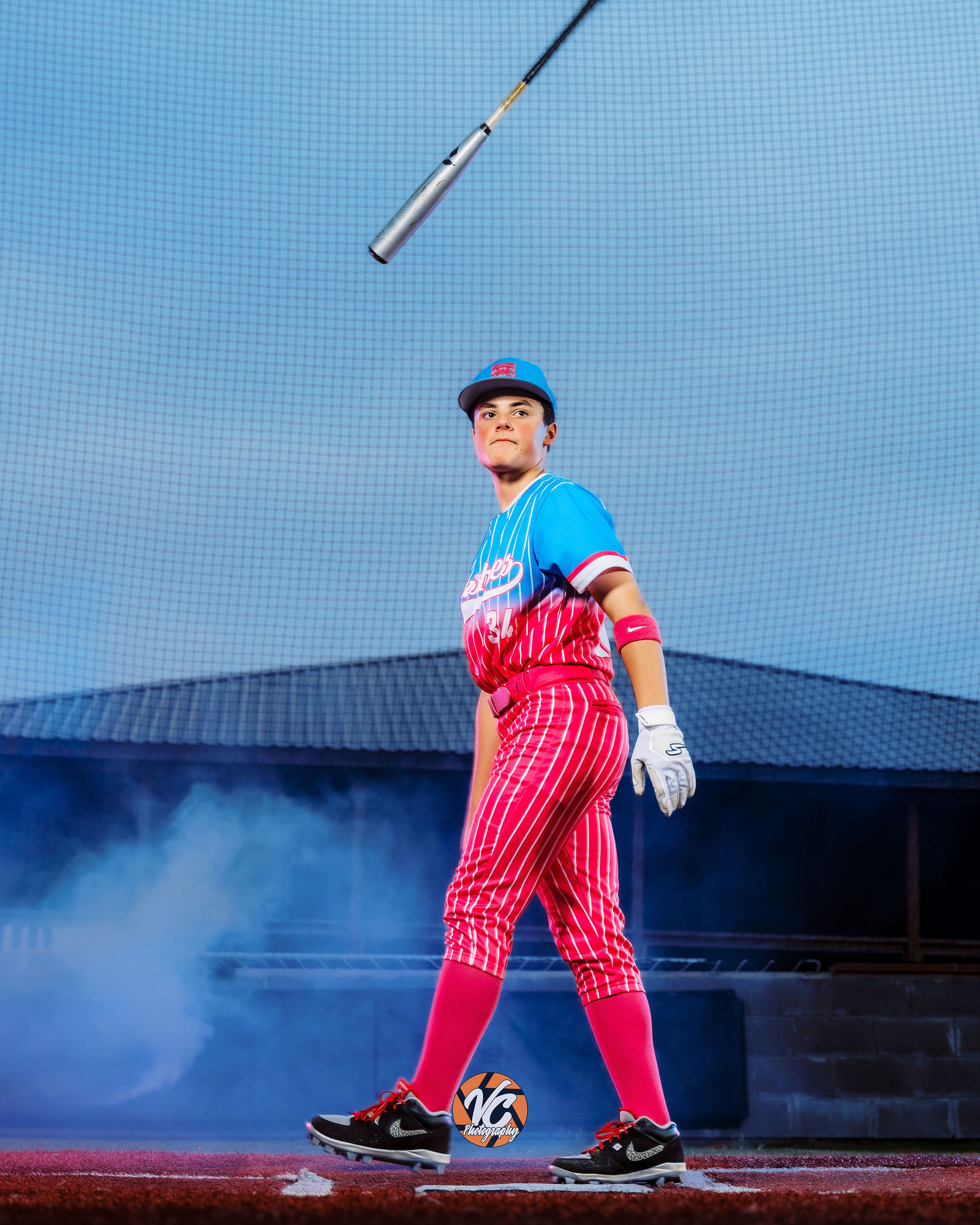 BTX Squishies baseball media day portrait in Kyle Texas by VC Photography