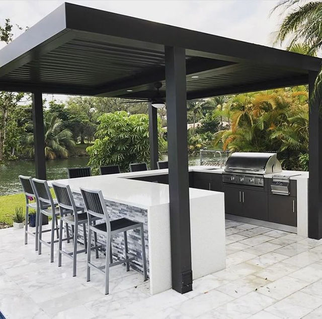 Outdoor kitchens — Fixed outdoor kitchens (20)