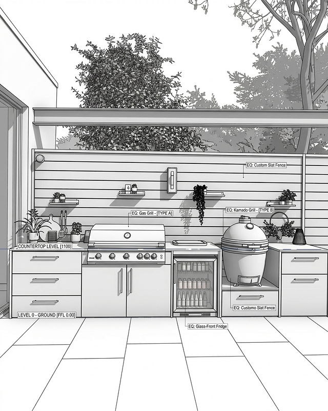 Outdoor kitchens — Fixed outdoor kitchens (27)