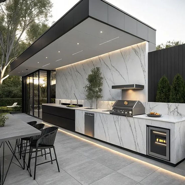 Outdoor kitchens — Fixed outdoor kitchens (8)