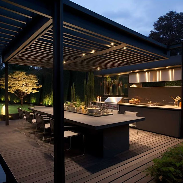 Outdoor kitchens — Fixed outdoor kitchens (4)
