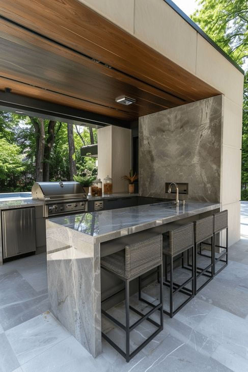 Outdoor kitchens — Fixed outdoor kitchens (13)