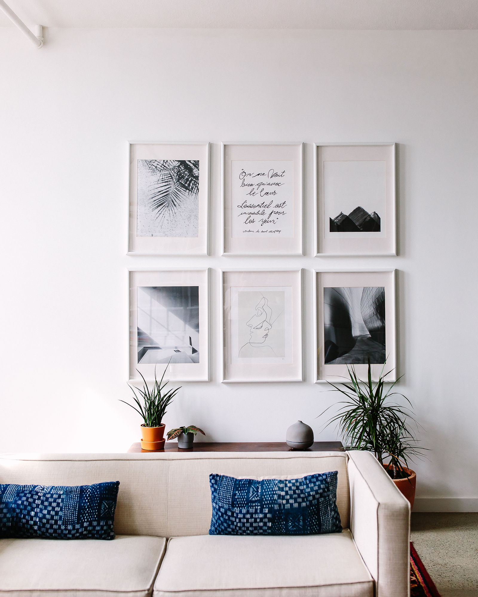 Interior design brand detail, living room