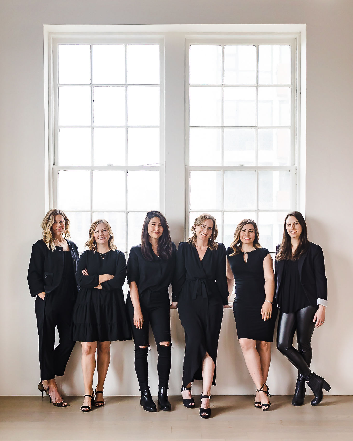 Team of six, brand photography by Katie Monroe