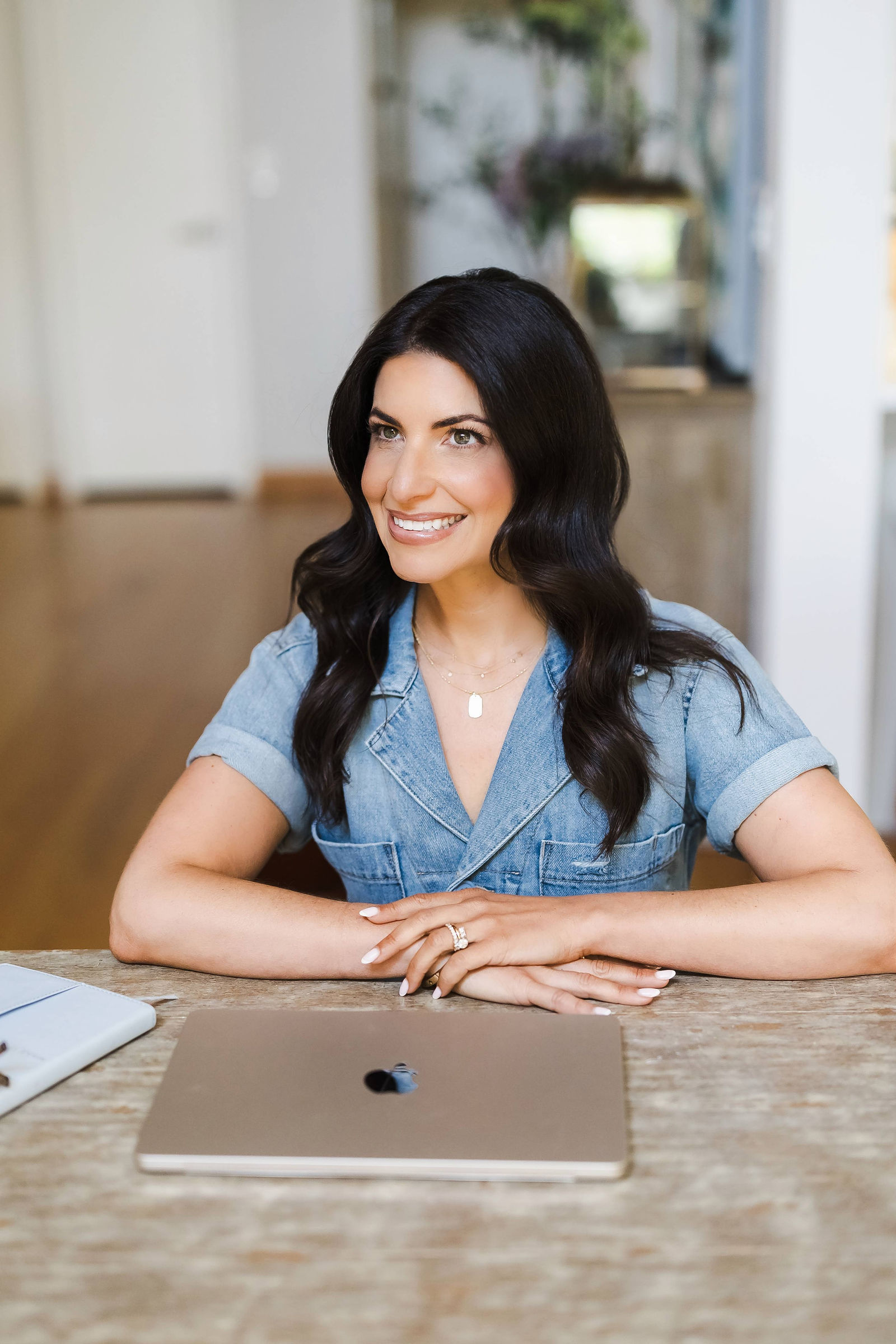 Founder brand portrait, desk
