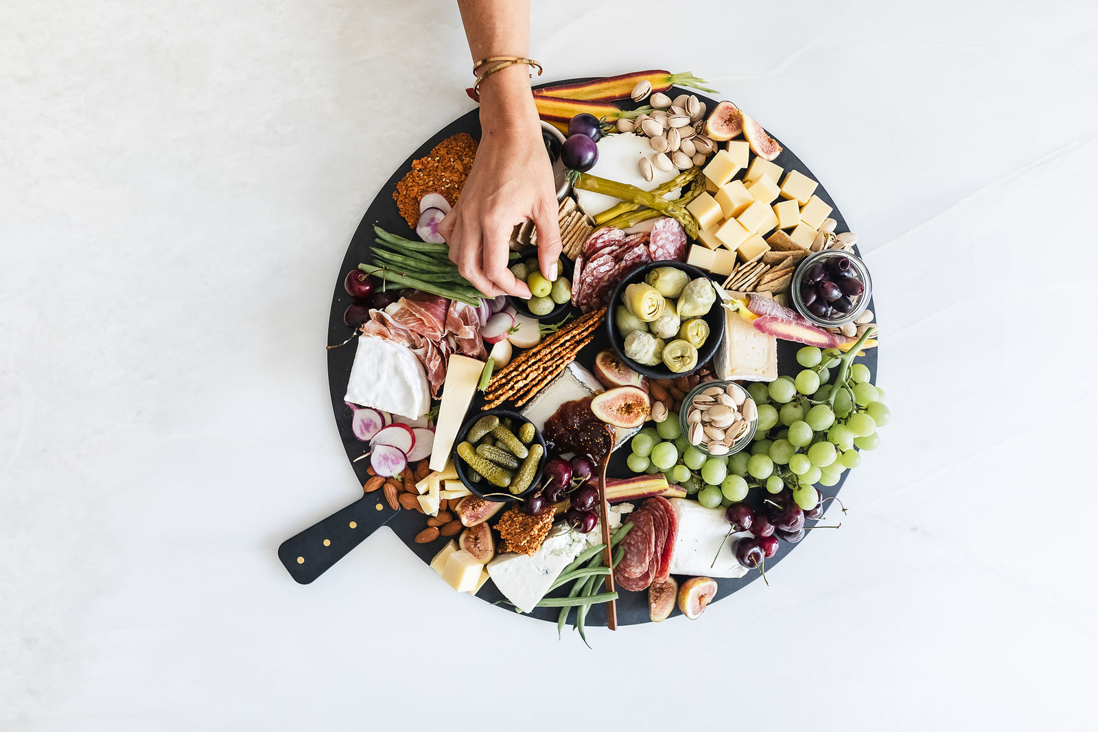 Food and hospitality brand detail, grazing board