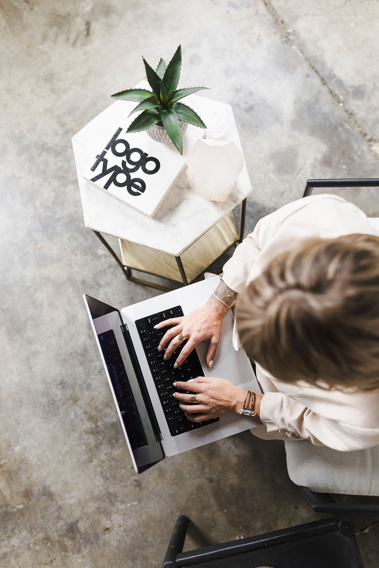 Brand identity and logo design details