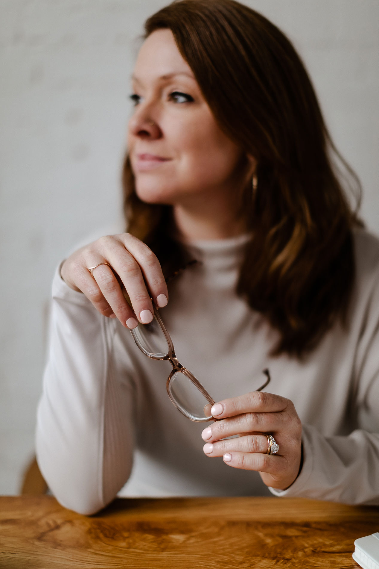 Katie Monroe, brand photographer, close portrait