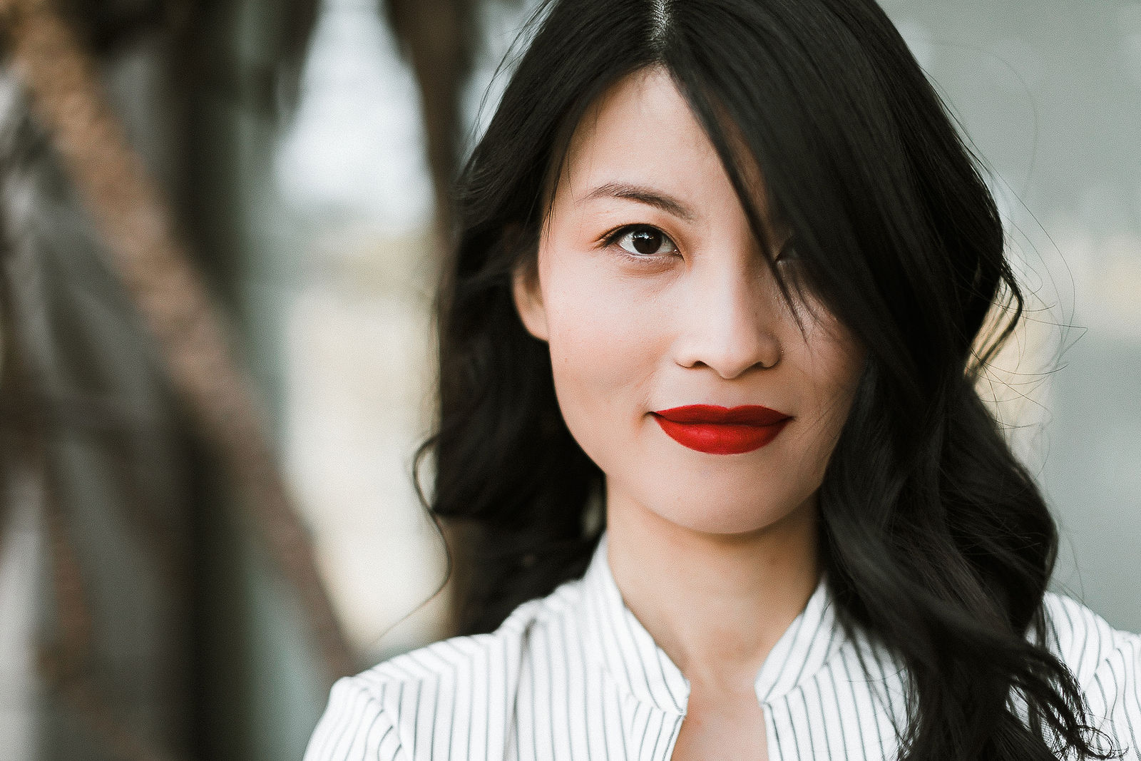 Brand portrait, red lip