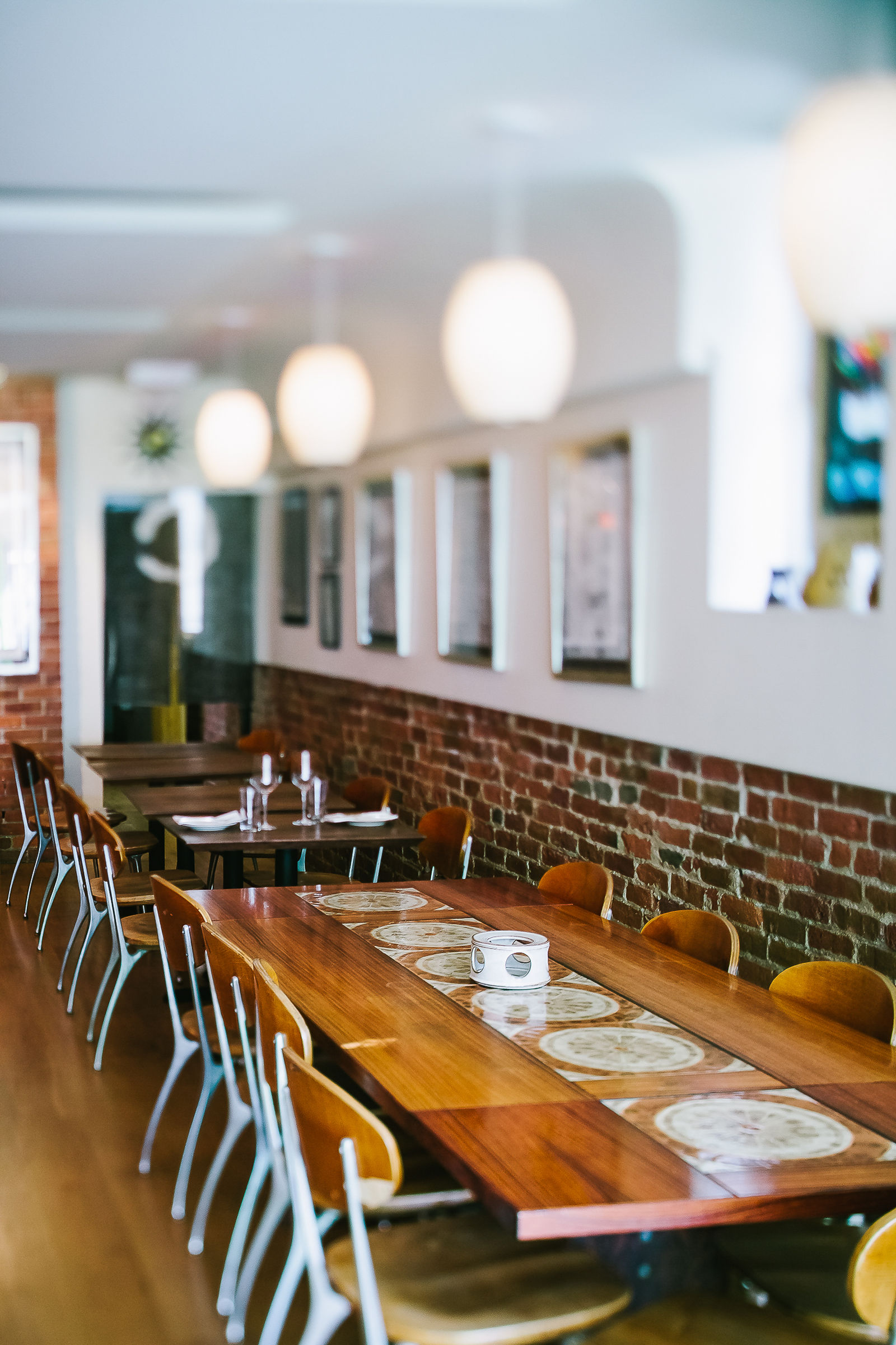 Hospitality interior, restaurant brand photography
