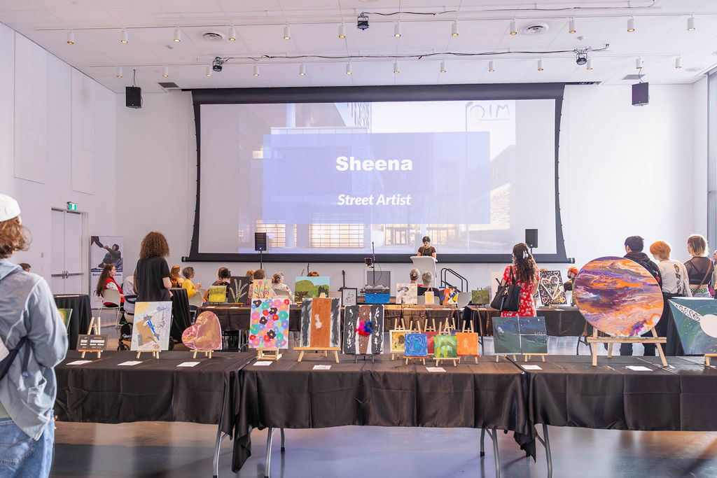 The art show at the Ottawa Art Gallery