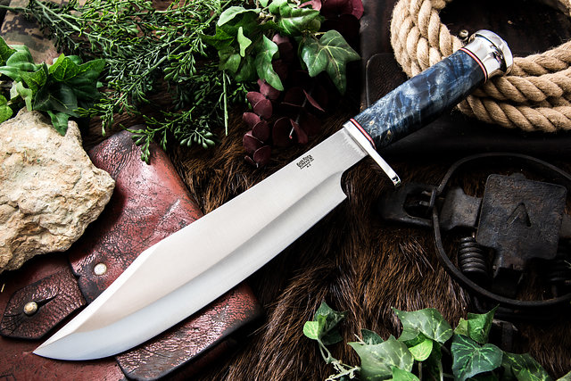Shining Mountain Bowie A2 by Bark River Knives Shining Mountain Bowie A2 by Bark River Knives