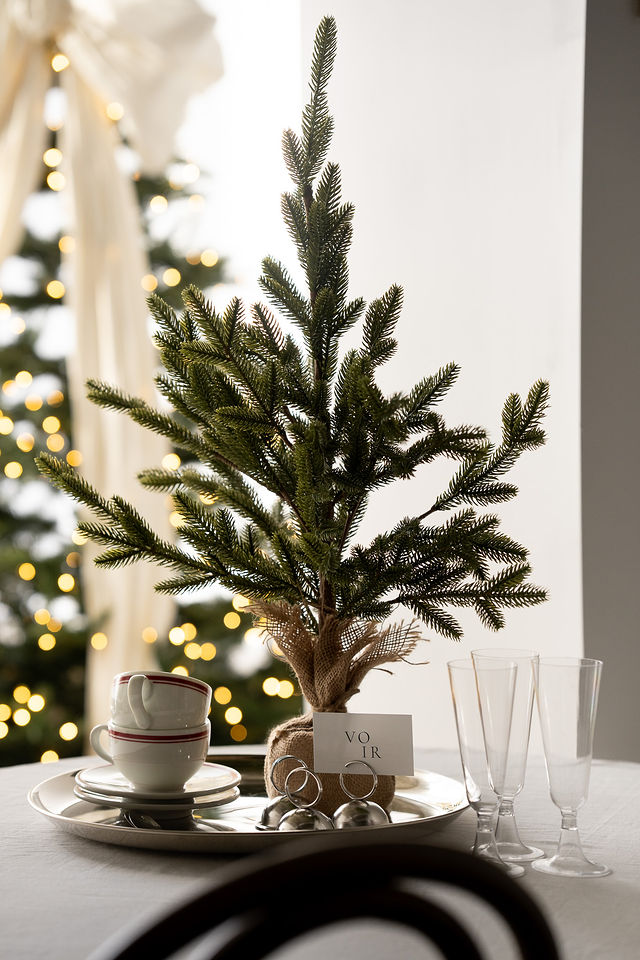 Festive studio table details