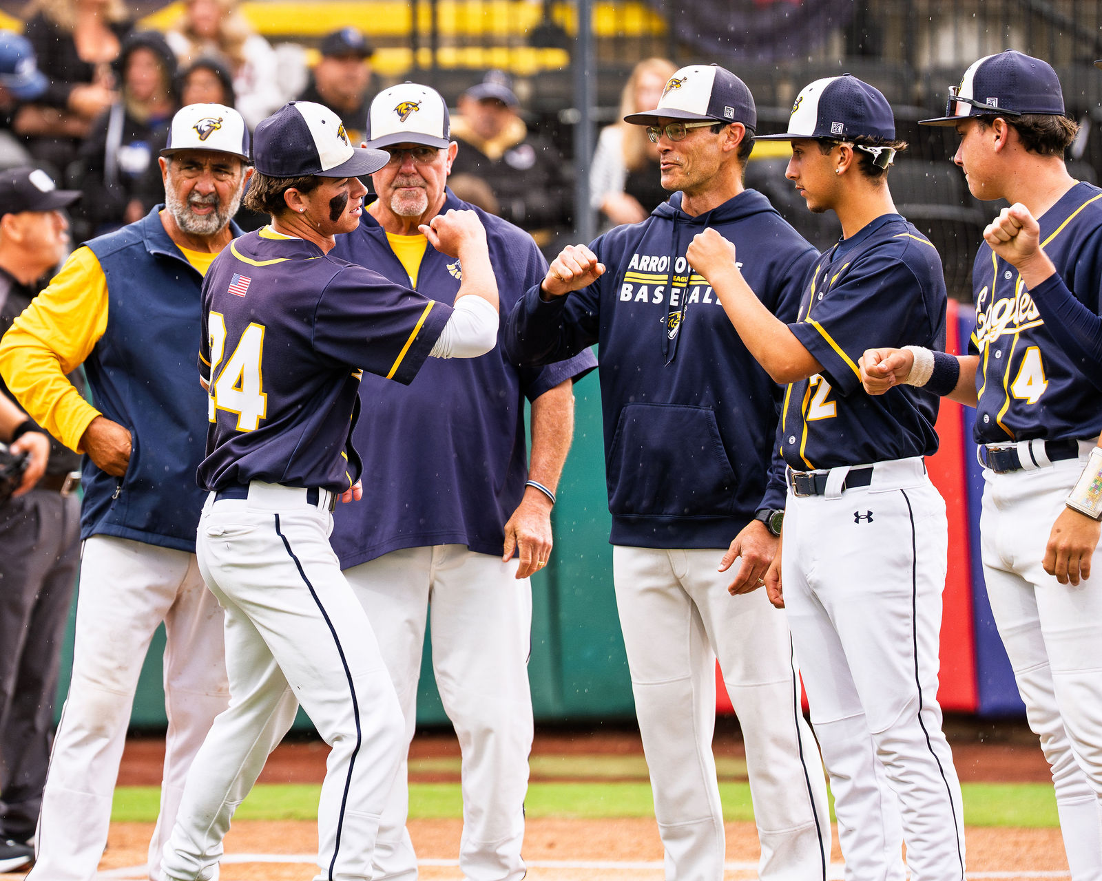 Arroyo Grande Eagles before the CIF Division 2 Championship