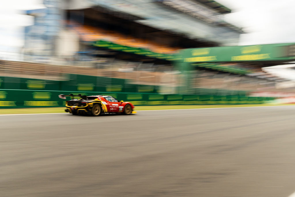 Dylan Medler racing at Le Mans