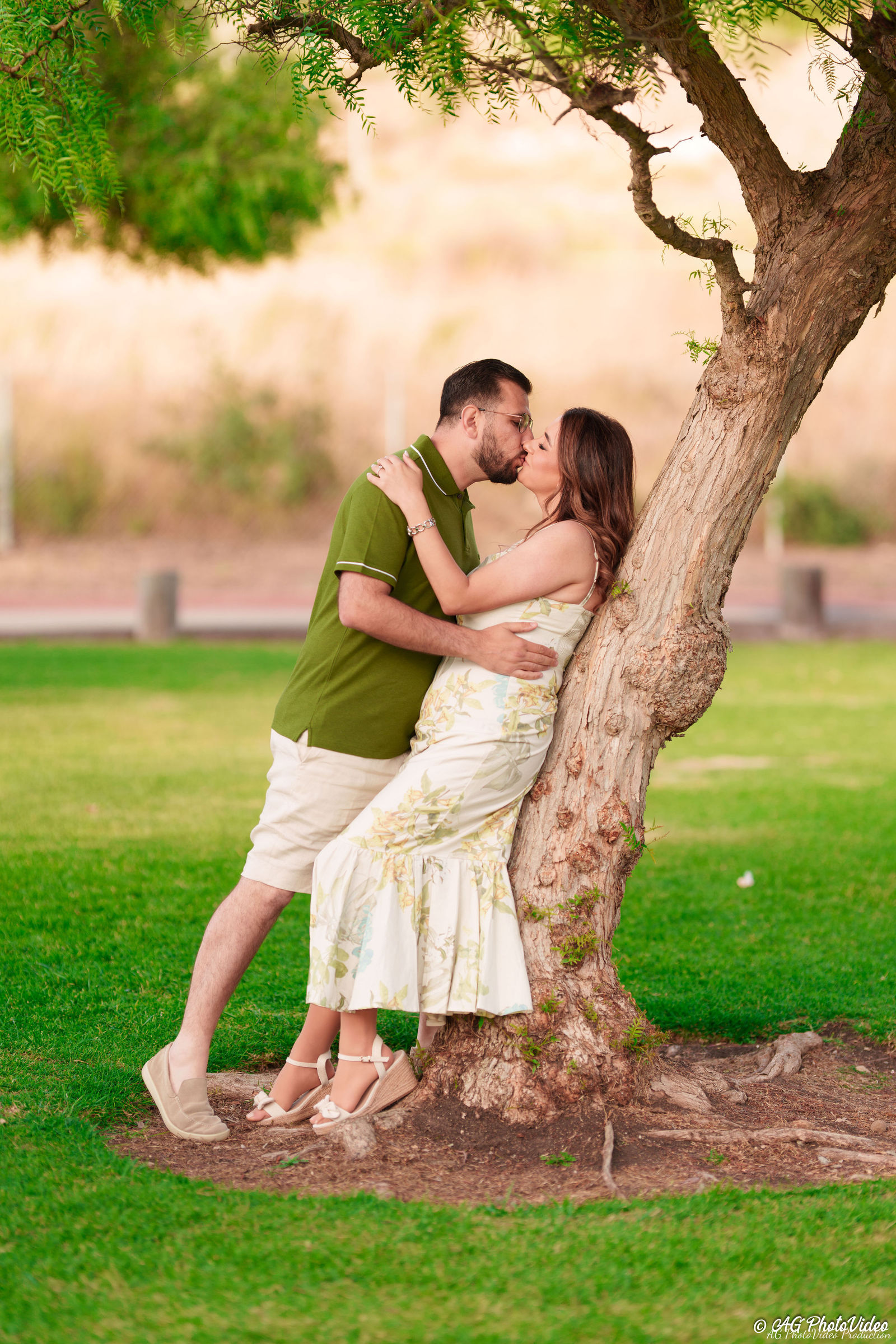 Arsen and Hasmik pre-wedding portrait outdoors