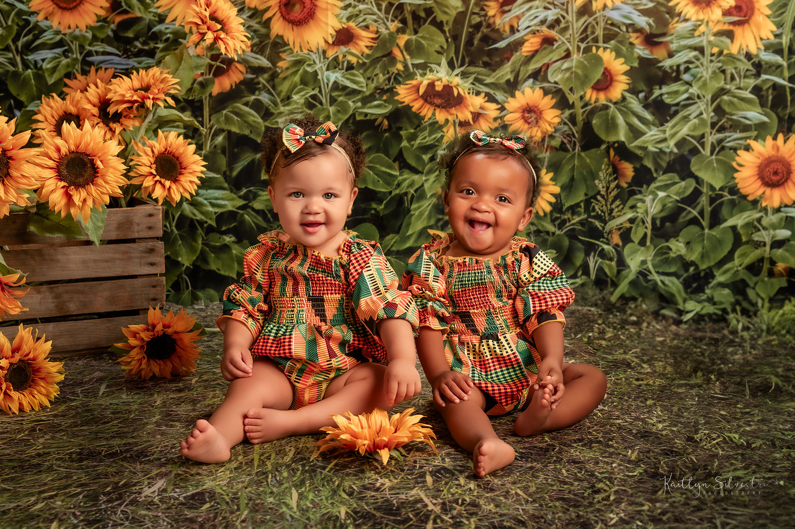 Lilly & Addy | First Birthday | 2024 | Smith Twins by Kaitlyn Silvestri ...