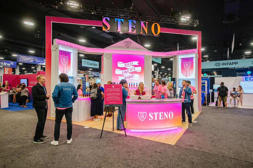 Brand video production trends on display with branded digital screens at a Nashville event