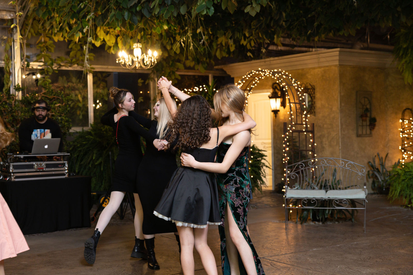 Guests enjoying music and dancing in Sandy Utah