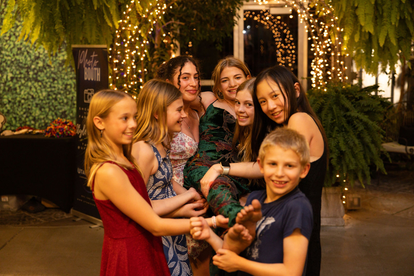 Candid group photo at Sandy Utah celebration