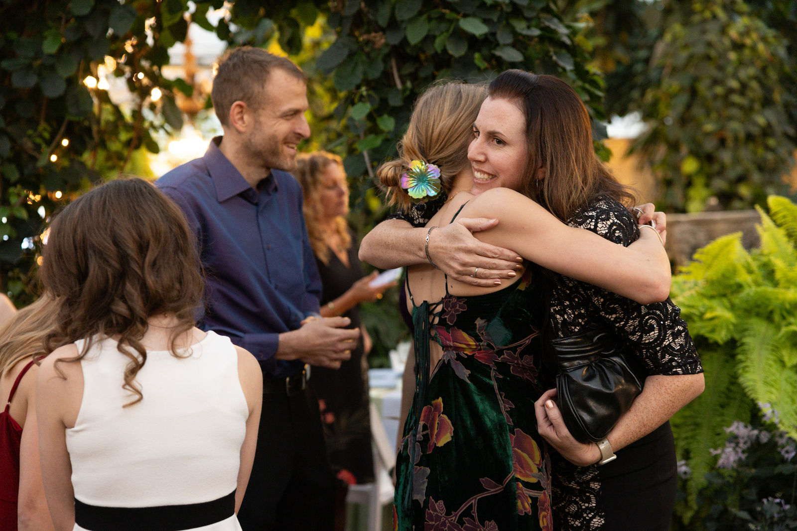 Family portraits during bat mitzvah Utah event