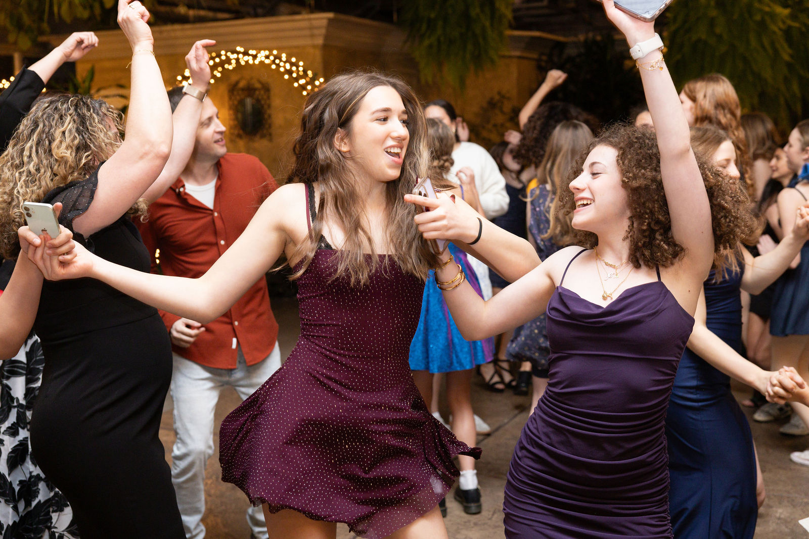 Candid smiles and laughter during mitzvah in Utah