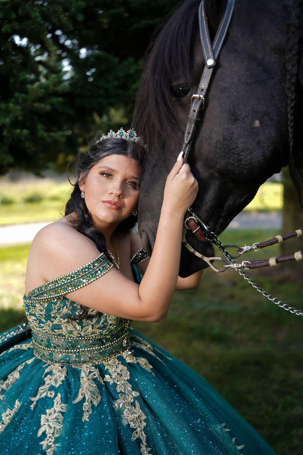 Bre in elegant pre-session portrait — soft natural light
