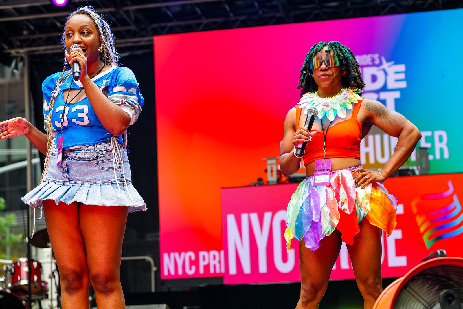 Stage performance at NYC PrideFest 2026