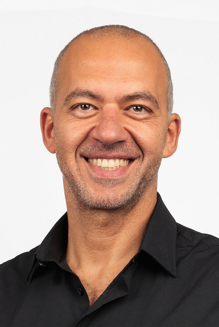 AI-enhanced professional headshot