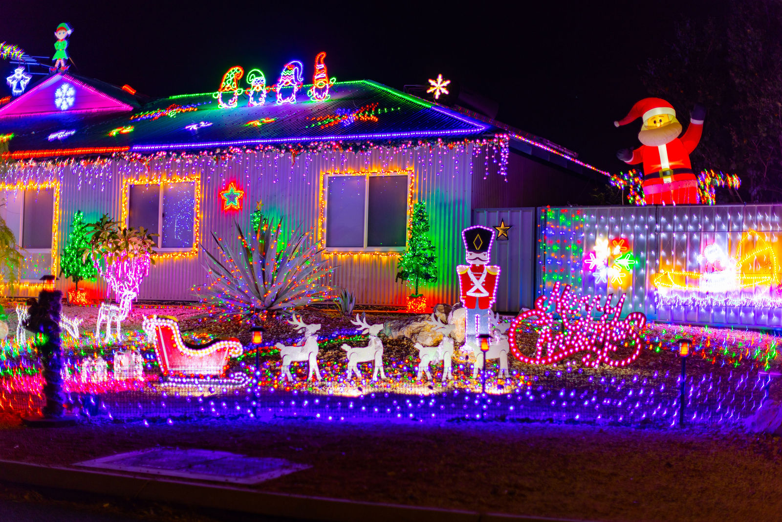 Christmas light for shire 2023 by Blue Media Exmouth