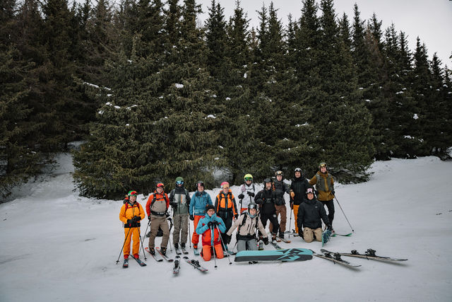 Expeditiegroep van Skiworld Travel in het winterse Kirgizië
