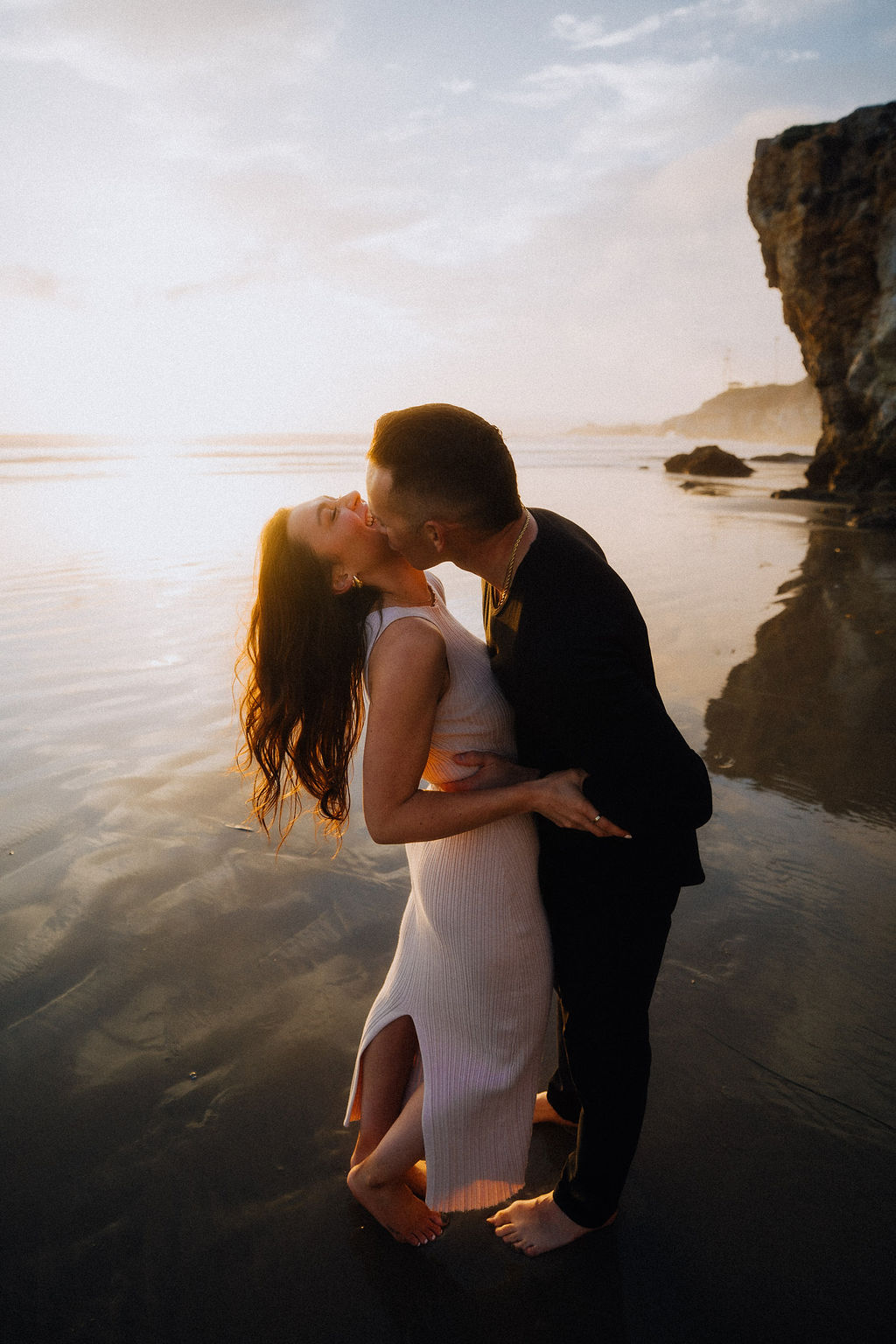 A kiss at the edge of the tide