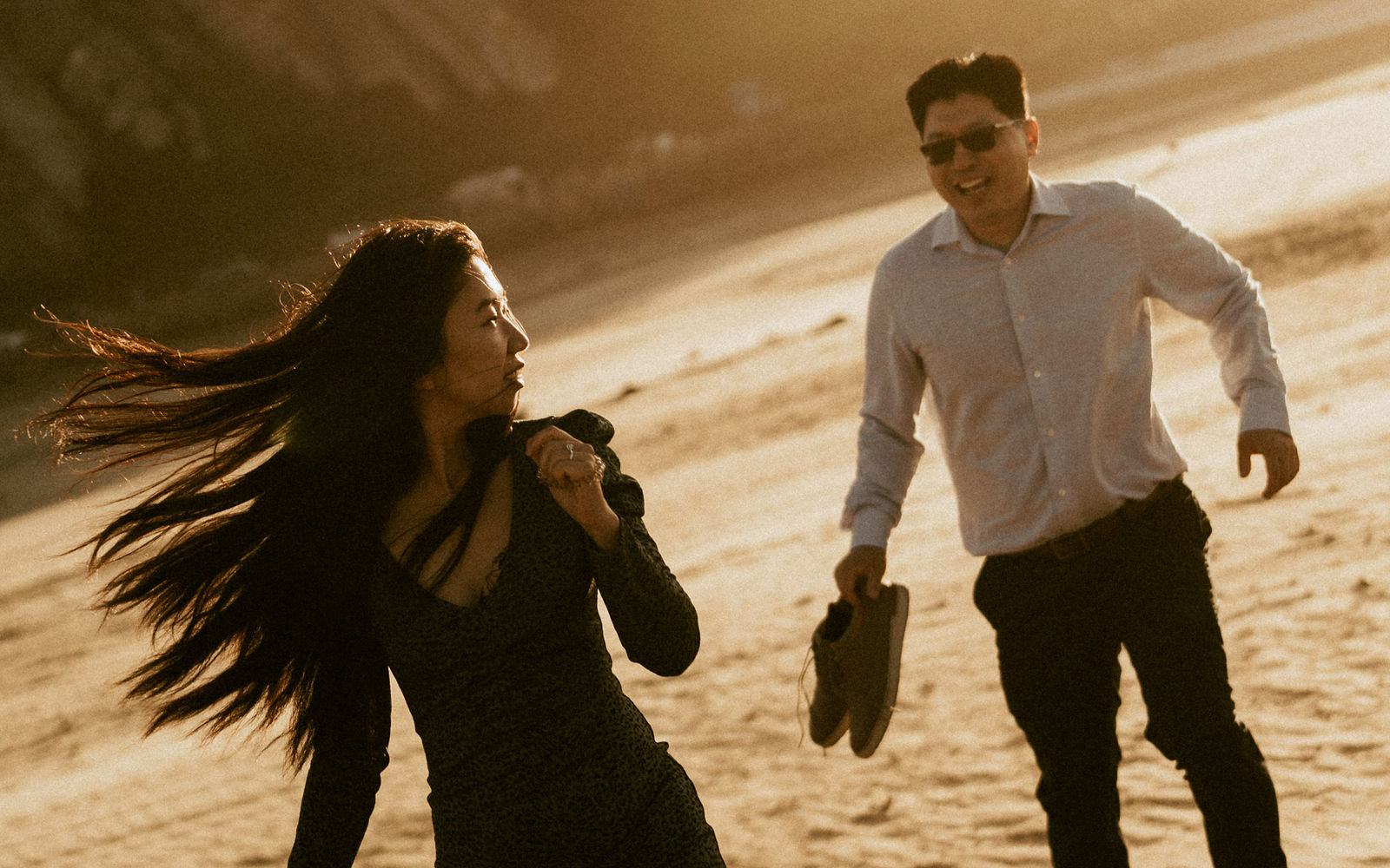 Running through the dunes