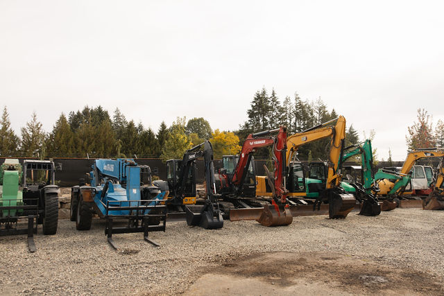 Daily Machinery equipment yard photograph; illustrative image for a demo listing