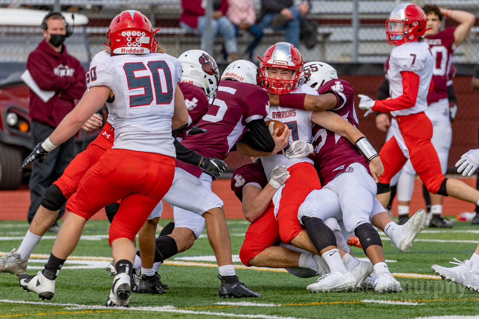 Johnson City Football v Chenango Valley by Sean Murphy Studios