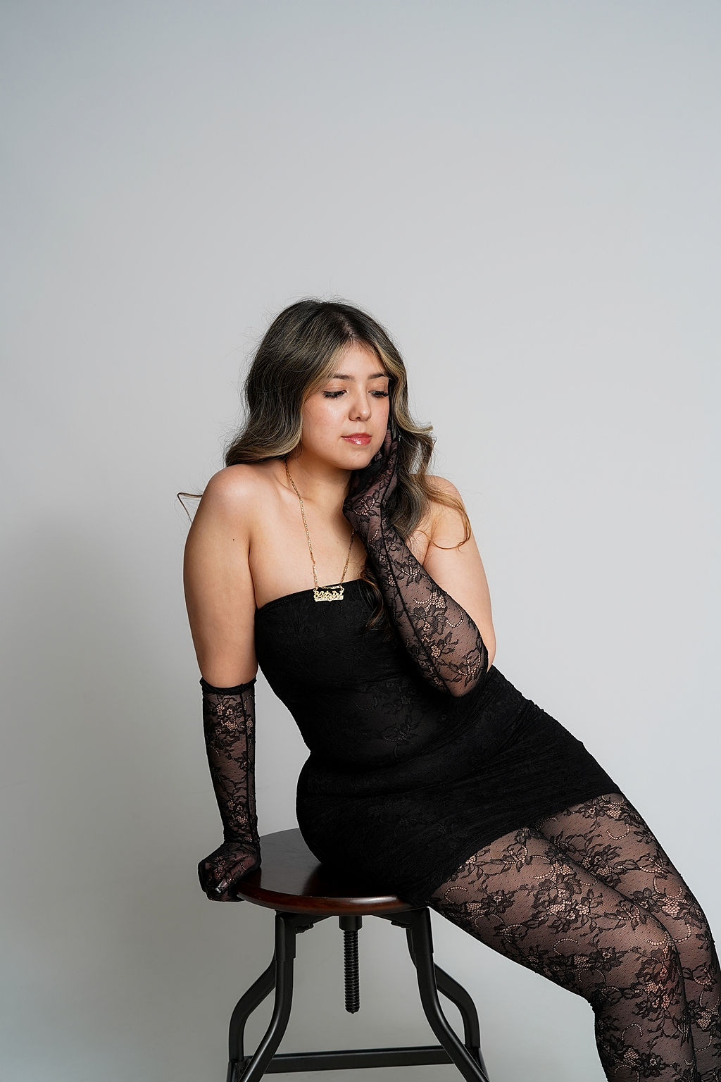 Stylish birthday portrait of Keila
