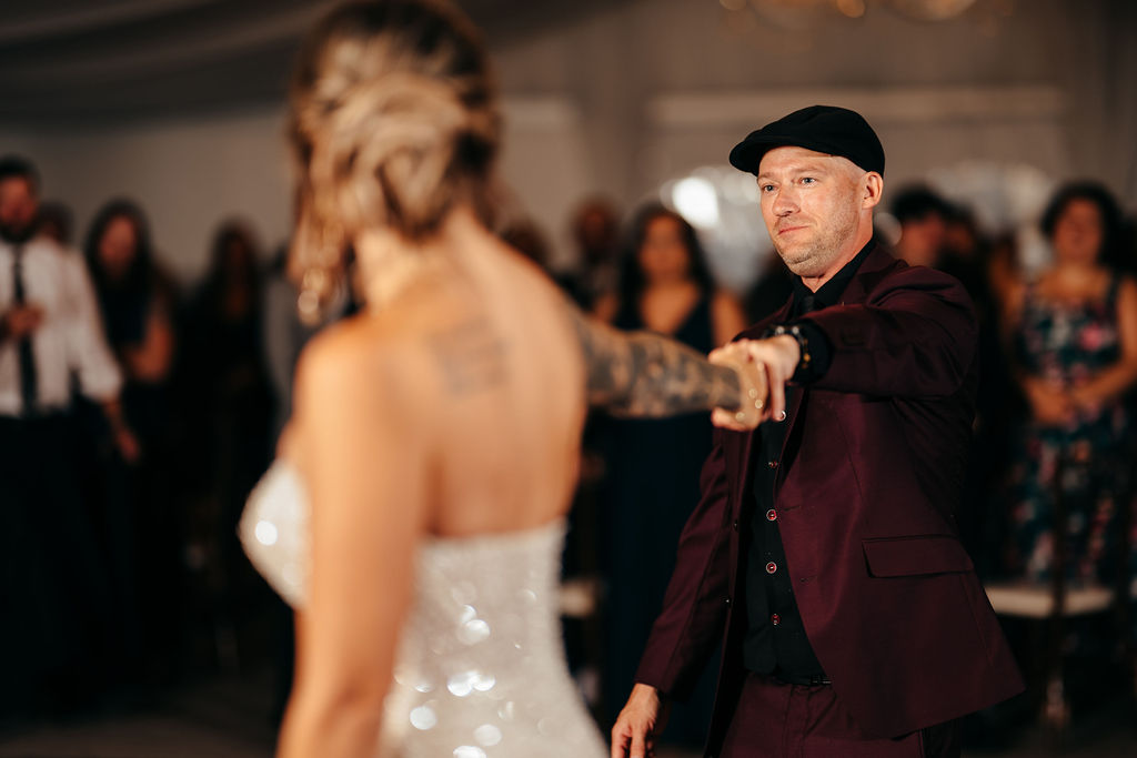Dancing the night away with their guests