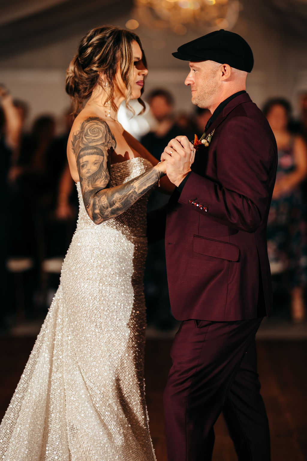 Kristin and Mike's first dance