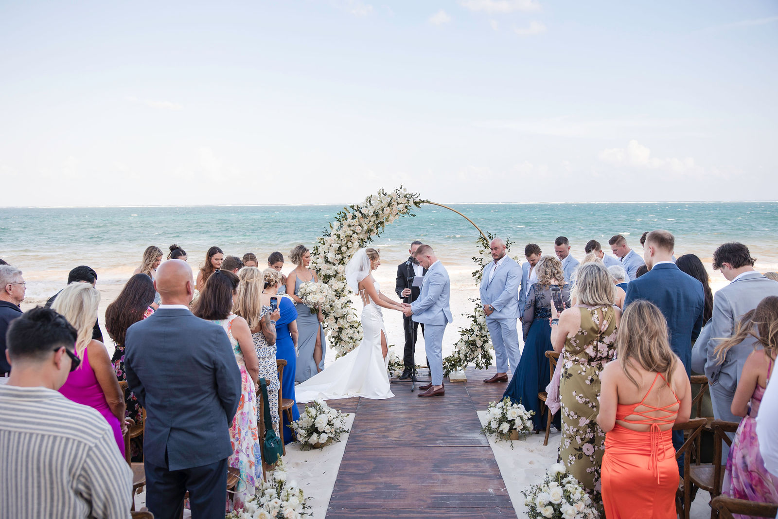 Wedding at Dreams Riviera Cancun Resort & Spa photographed by Arch Wedding Studio