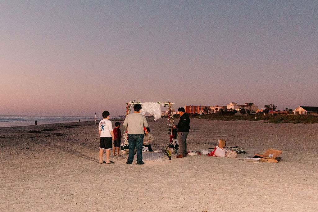 Surprise proposal & engagement photography in Orlando