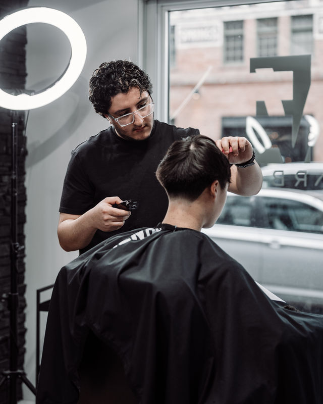 Classic pompadour