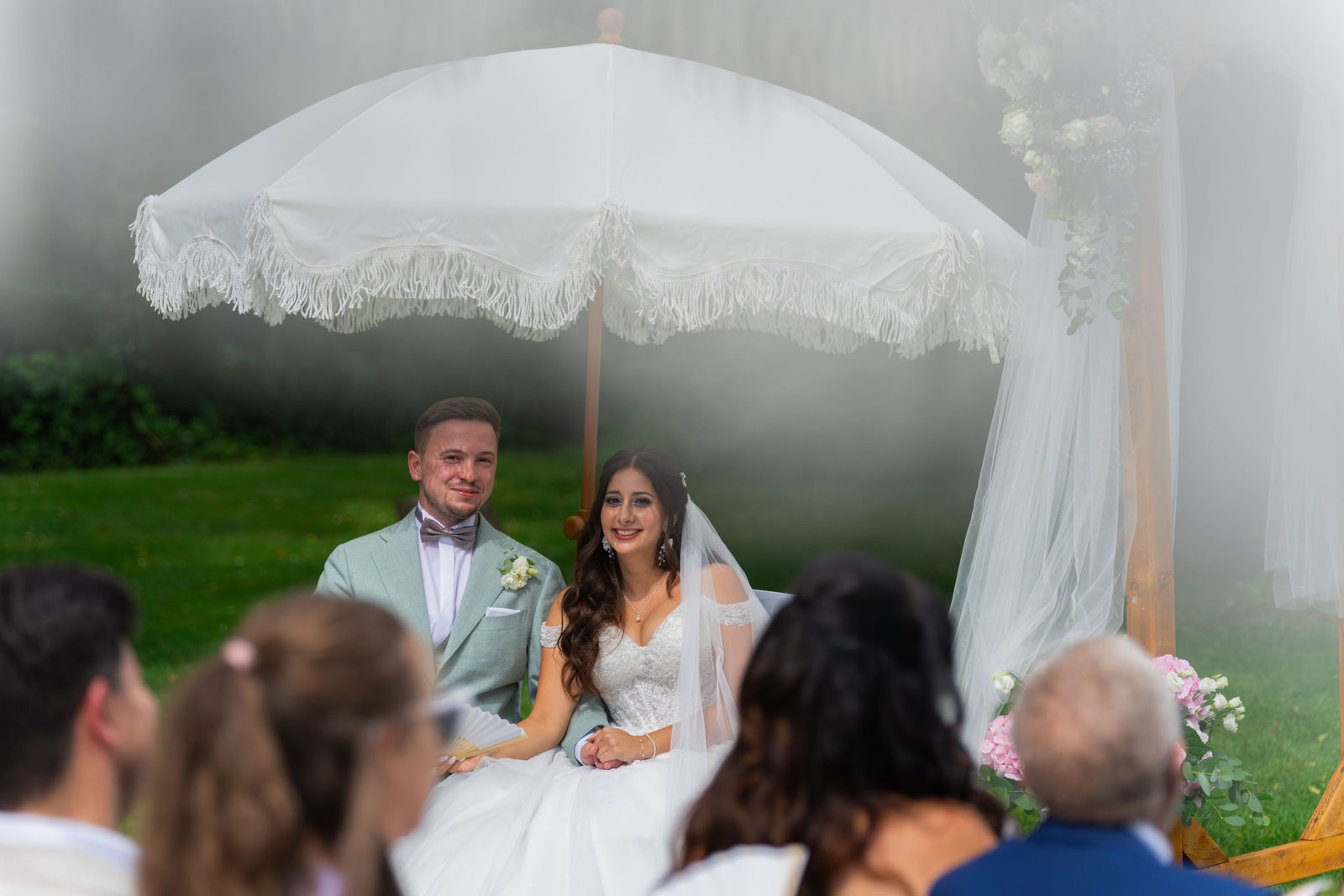 Detailfoto einer Hochzeit im Café Wildau am Werbellinsee