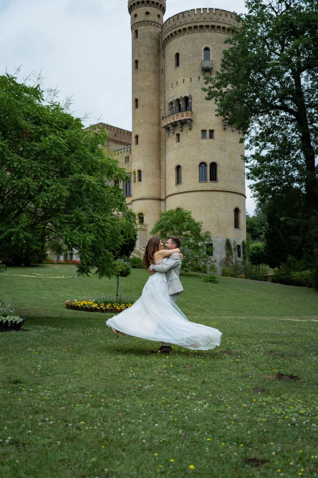 Hochzeitsfotograf Potsdam Brandenburg, Shooting am Schloss Babelsberg Potsdam