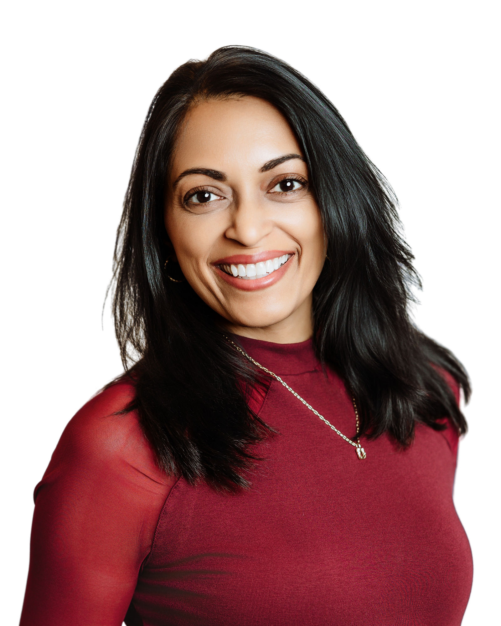 White background headshot