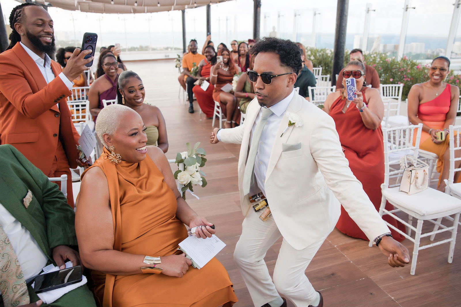 Wedding at Royalton CHIC Cancun photographed by Arch Wedding Studio