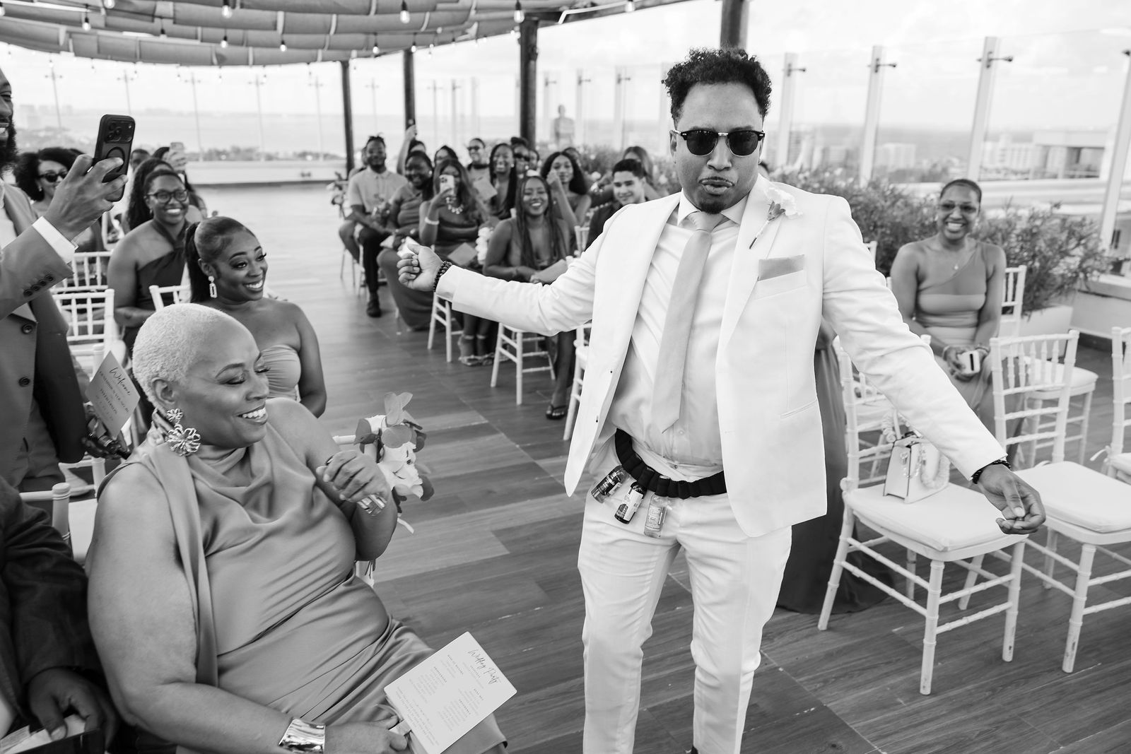 Wedding at Royalton CHIC Cancun photographed by Arch Wedding Studio