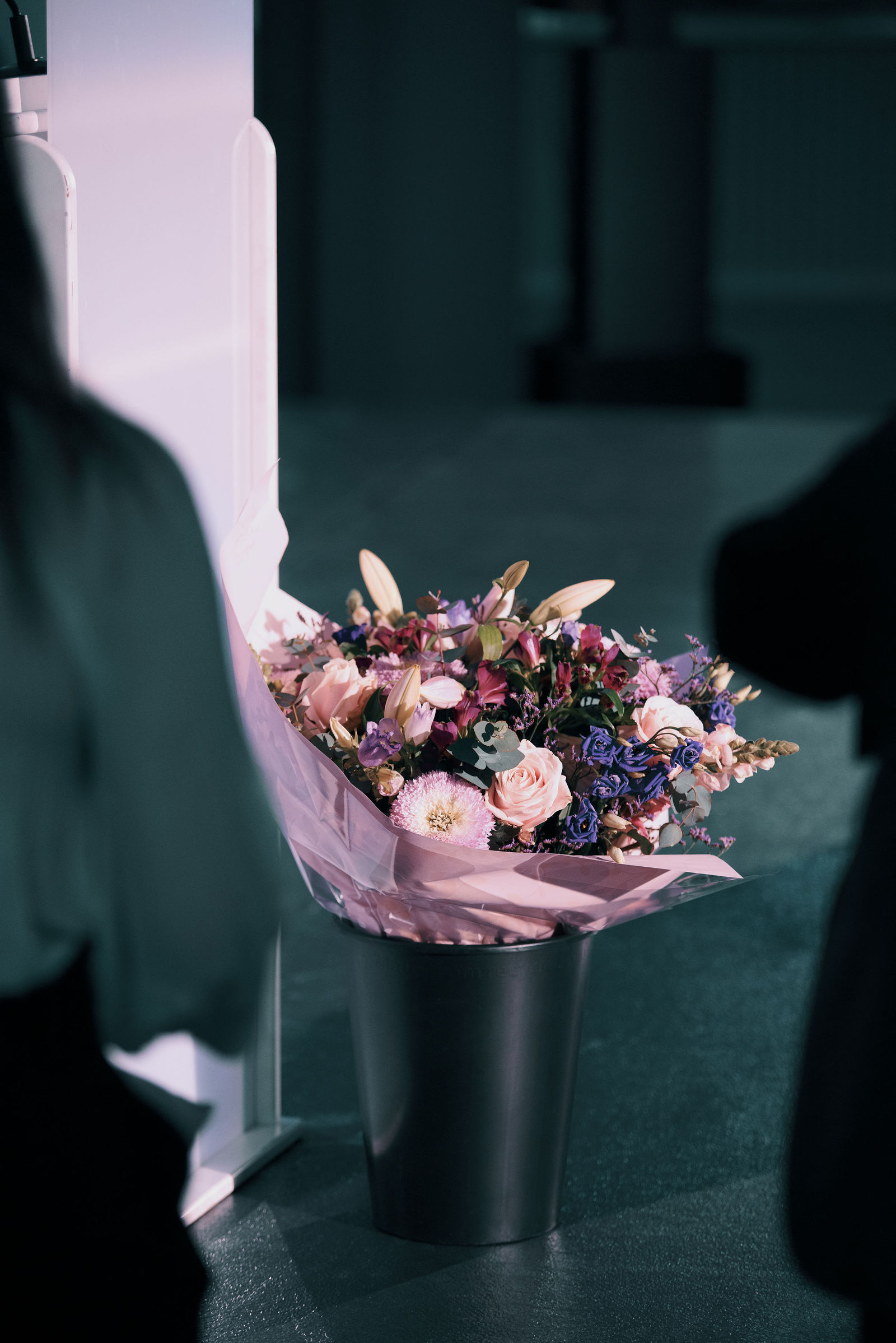 Détails événement Lyon - Bouquet fleurs marraine événement corporate réception