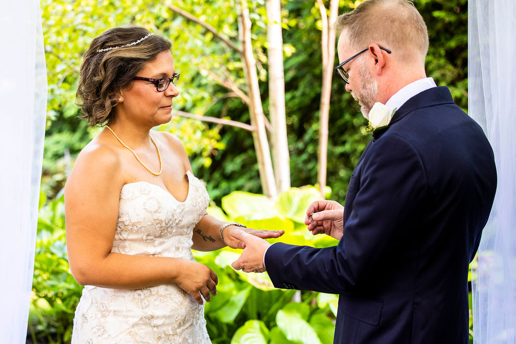 Christine and Mark, rings and signatures