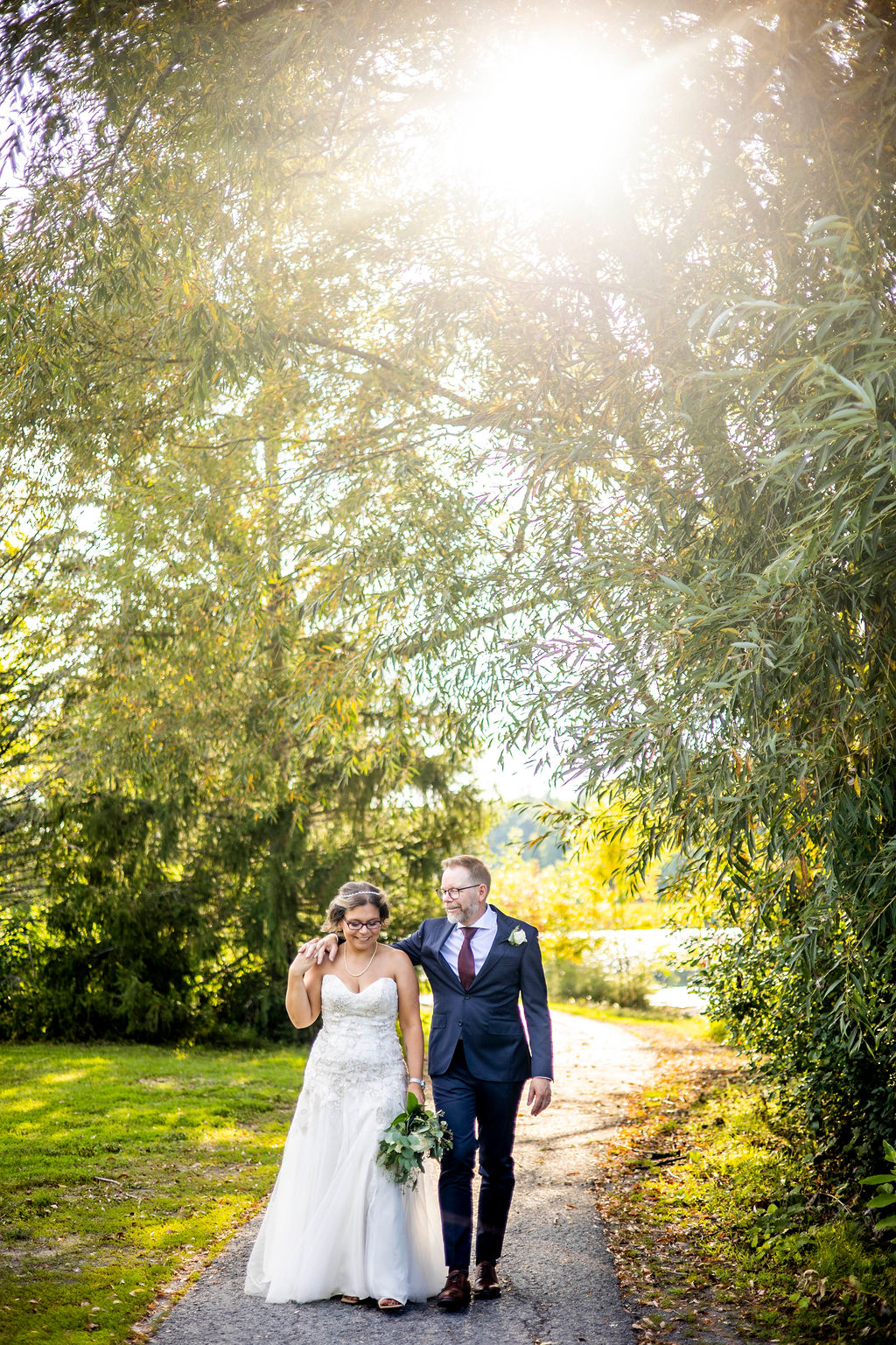 Christine and Mark, into the evening